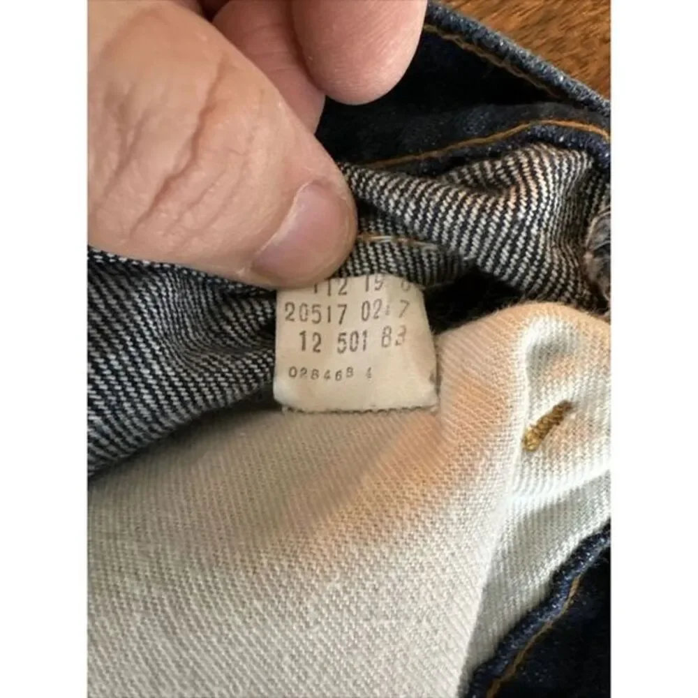 Vintage 80's LEVI'S Orange Tab‎ Blue Jeans Men's Size 38x31 SF 207